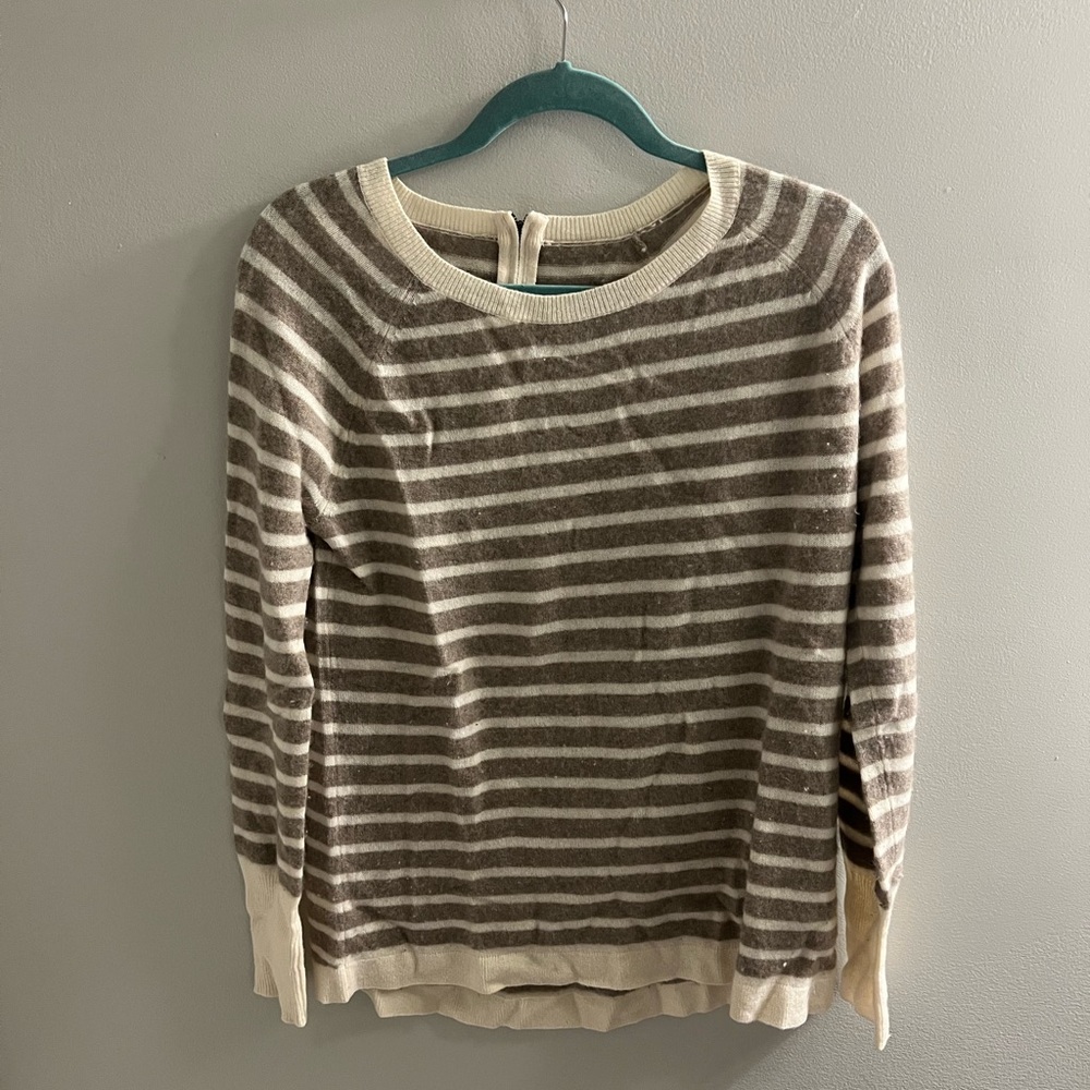 Cashmere striped sweater